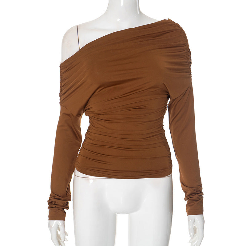Simple Fashion Solid Color Chic Women's Top