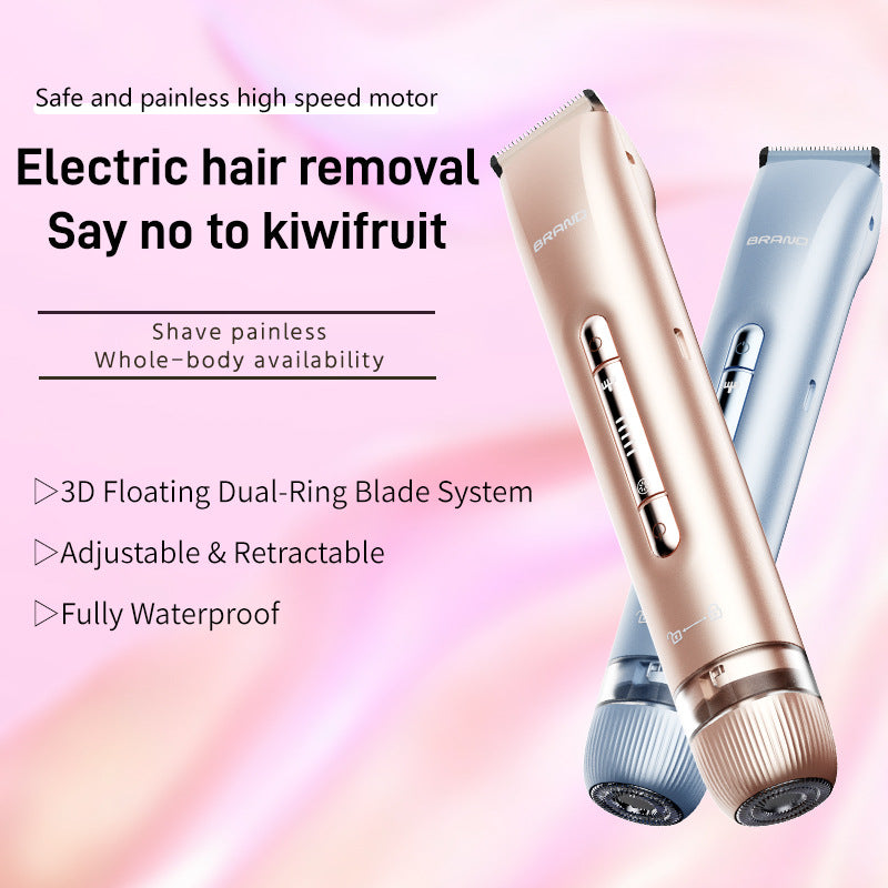 2-in-1 USB Rechargeable Hair Removal Epilator & Trimmer for Women