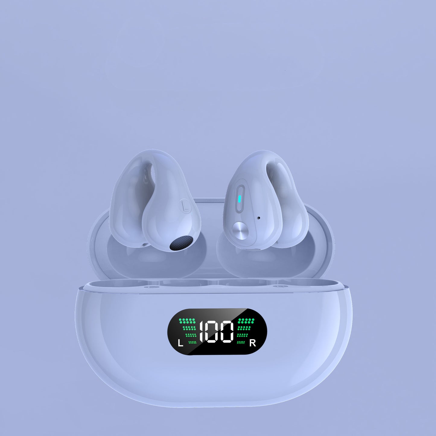 Bone Conduction Bluetooth 5.3 Wireless Earbuds - Sports Headset with Touch Control