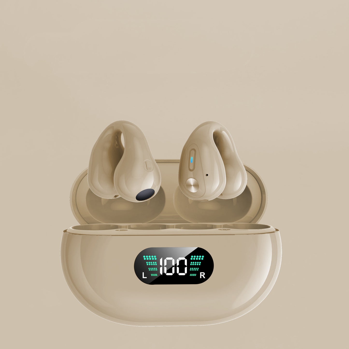 Bone Conduction Bluetooth 5.3 Wireless Earbuds - Sports Headset with Touch Control