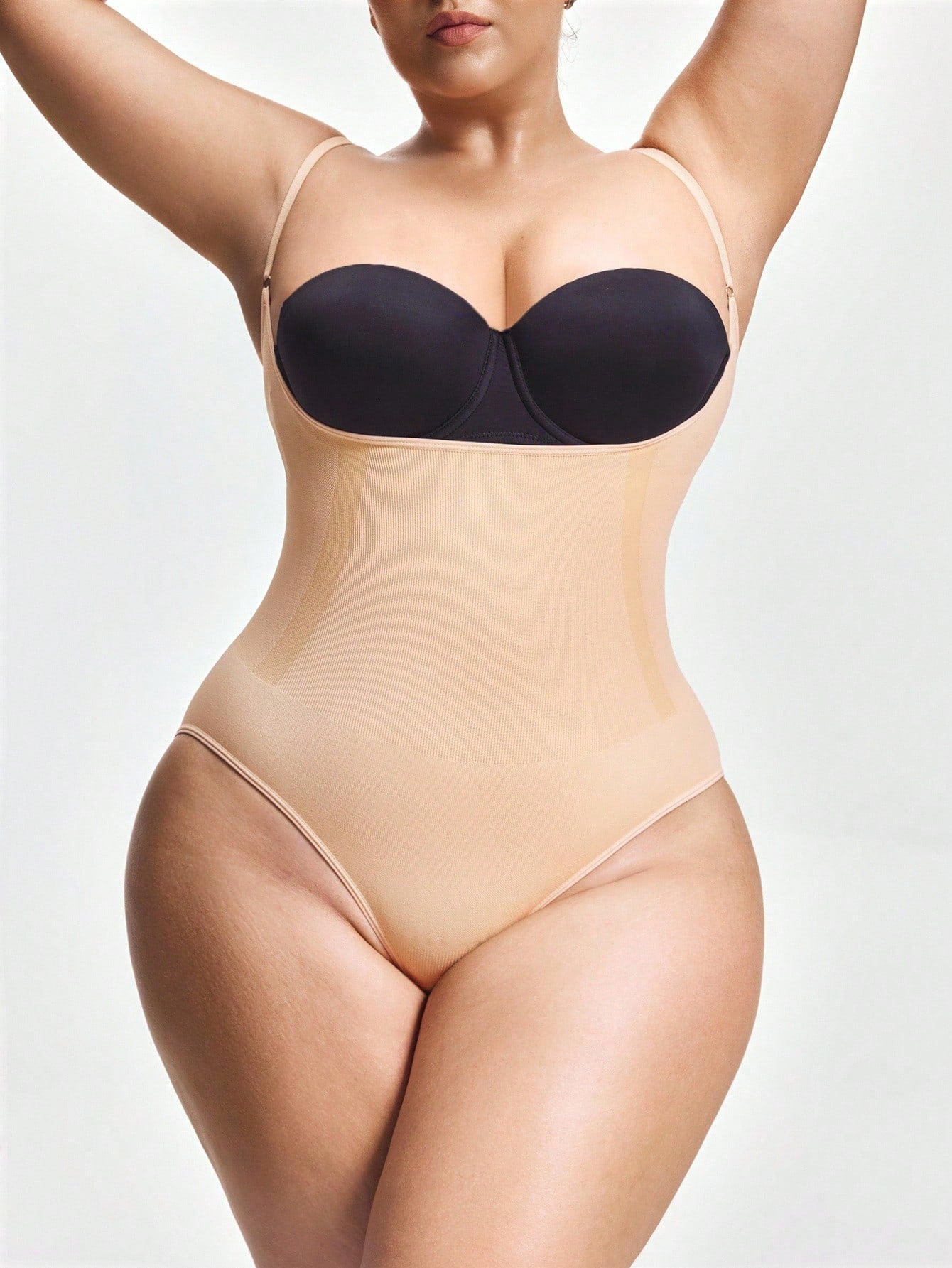 Women's Open Bust Bodysuit Shapewear - Waist Trainer & Butt Lifter