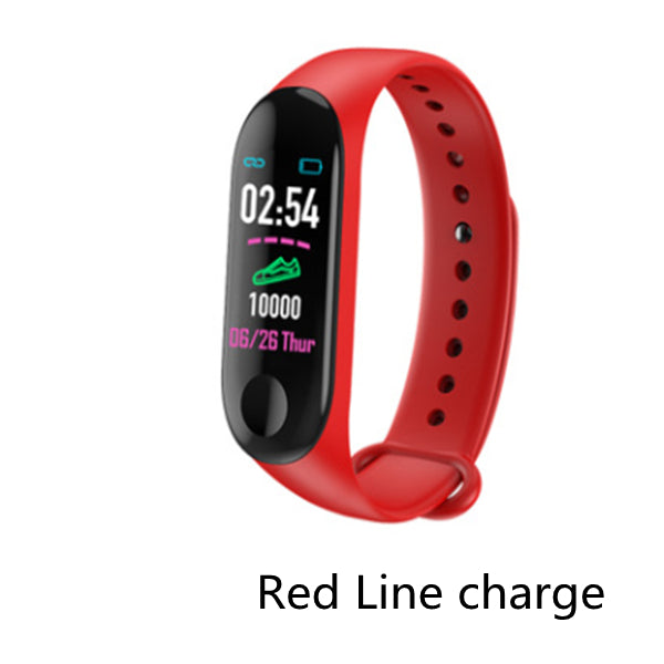 Smart Fitness Bracelet - Heart Rate & Blood Pressure Monitor with Step Tracker