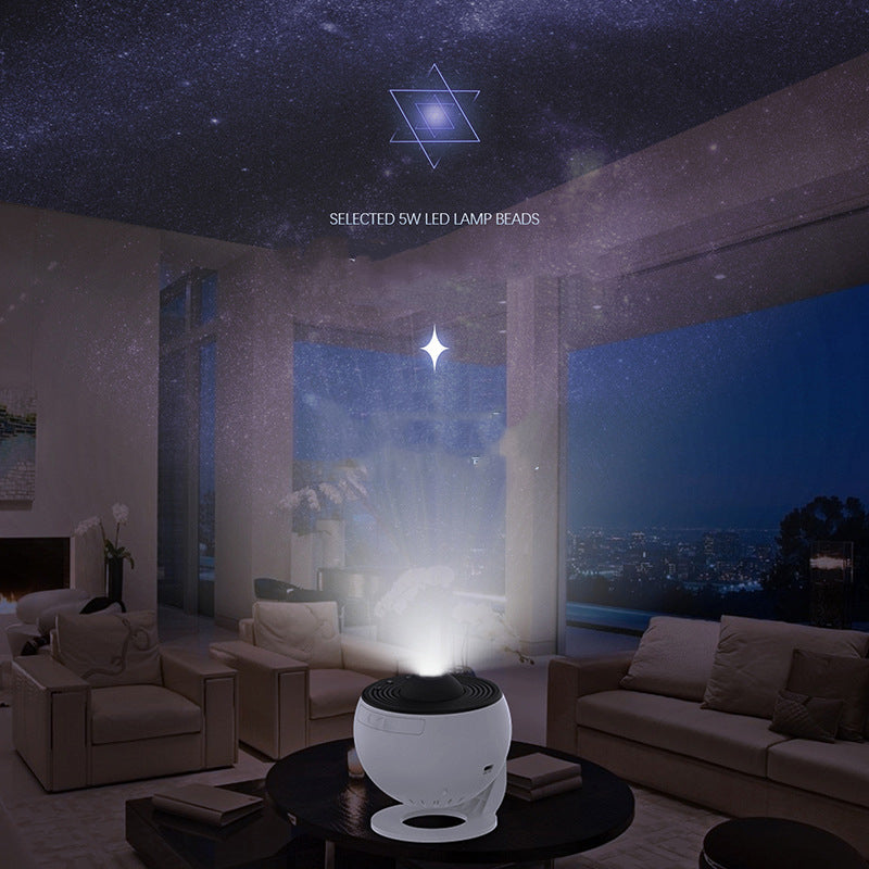 Galaxy Projector Night Light - 360° Rotating Starry Sky Planetarium Lamp