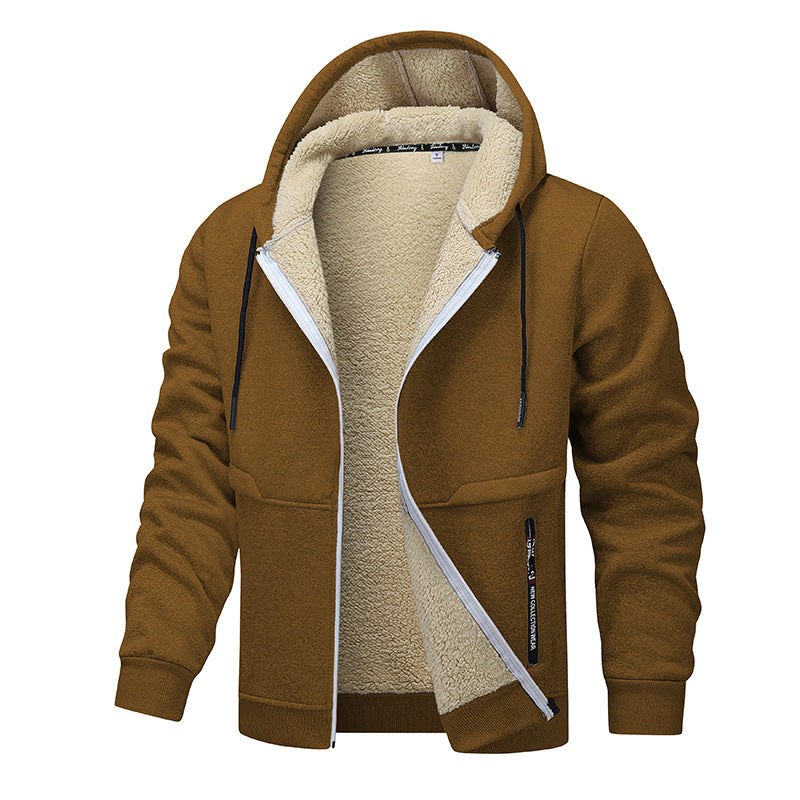 Men's Sherpa-Lined Heavyweight Zip Hoodie