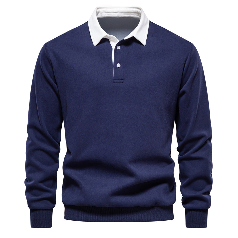 Men's Polo Collar Sweater