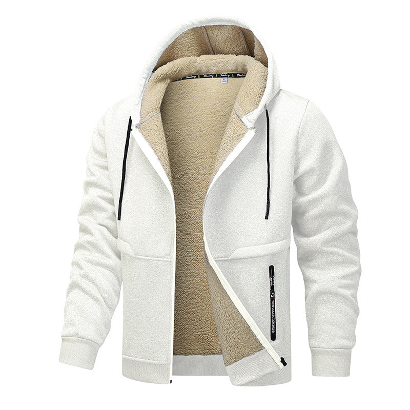 Men's Sherpa-Lined Heavyweight Zip Hoodie