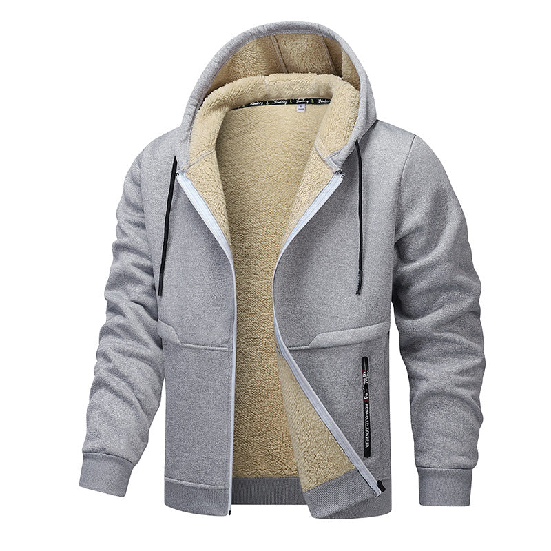 Men's Sherpa-Lined Heavyweight Zip Hoodie