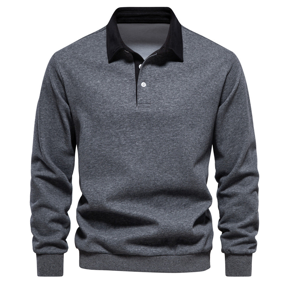 Men's Polo Collar Sweater