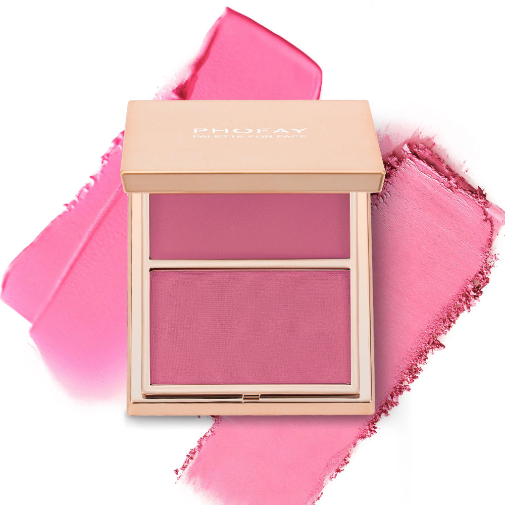 PHOFAY Duo blush crème et poudre Double-Take