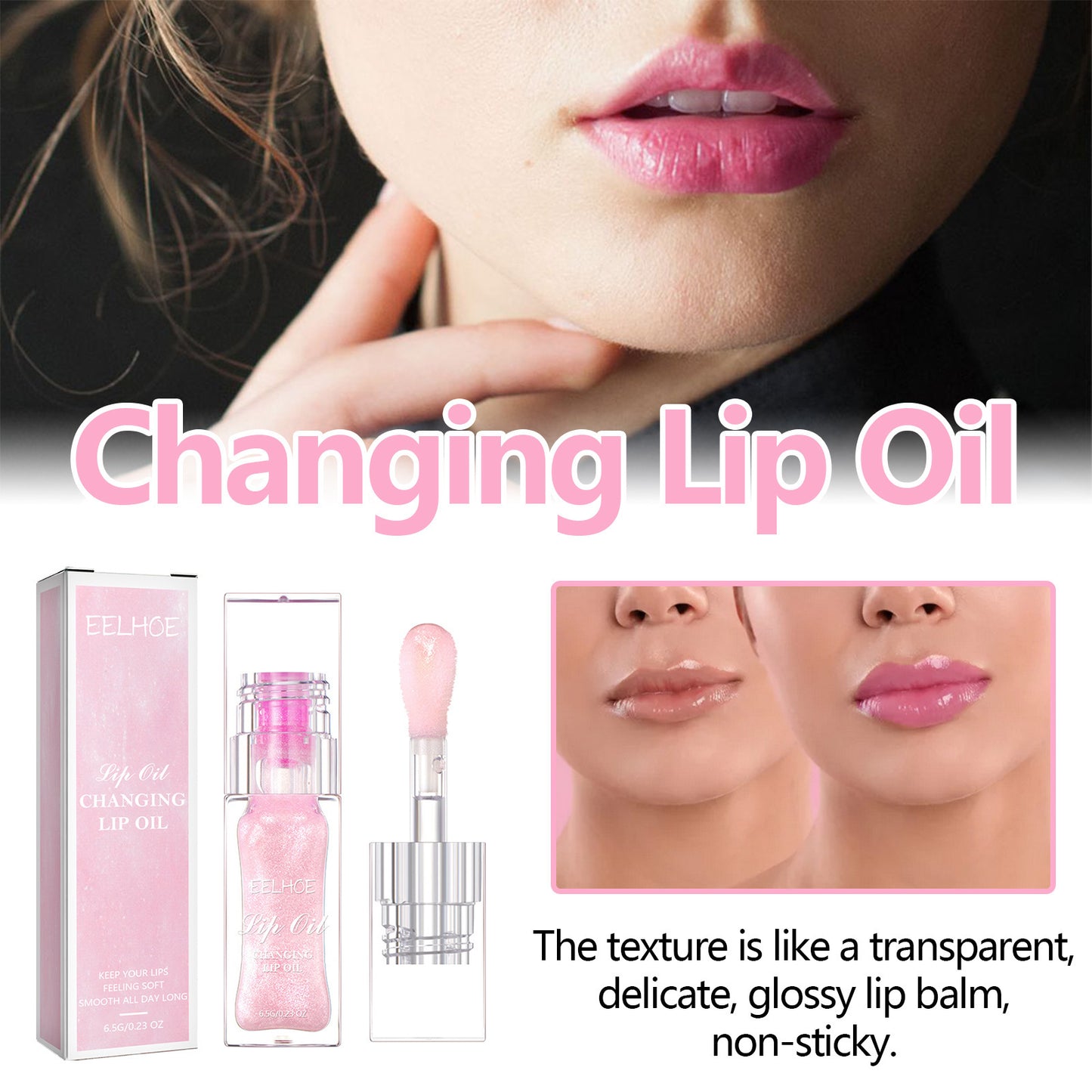 Nourishing Lip Care Oil - Smooths Fine Lines & Moisturizes