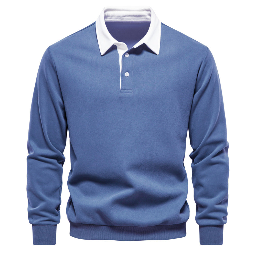 Men's Polo Collar Sweater