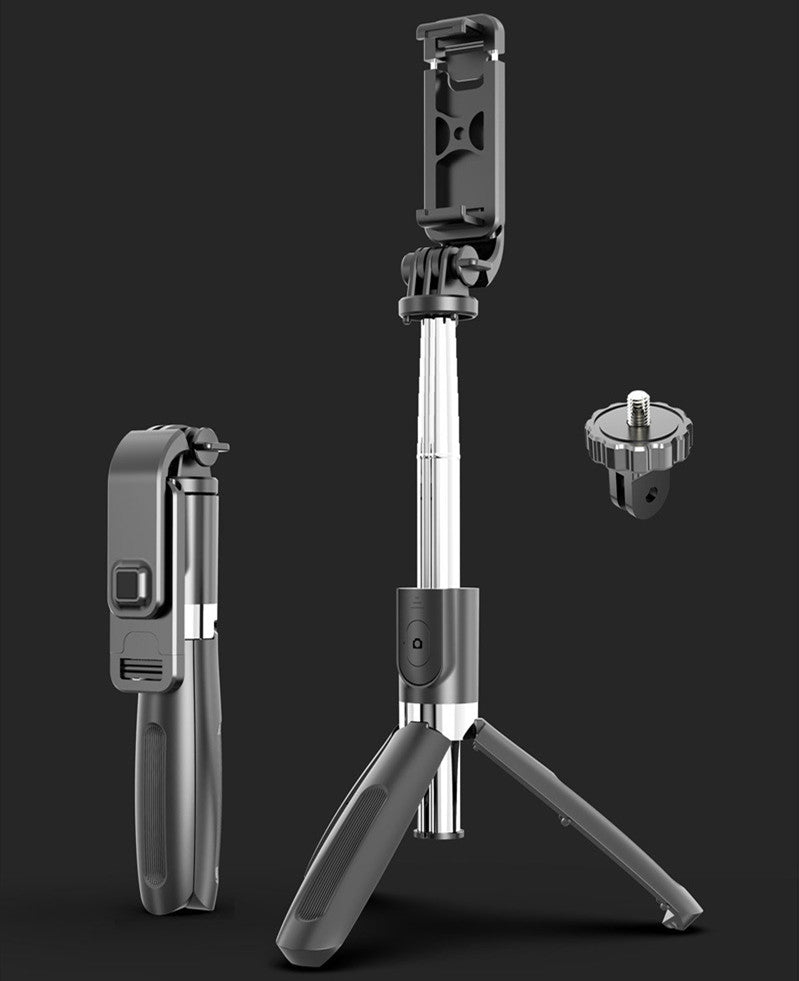 Tripod Selfie Stick Mobile Universal Triangle Bracket  Bluetooth Selfie