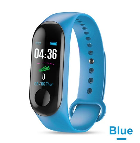 Smart Fitness Bracelet - Heart Rate & Blood Pressure Monitor with Step Tracker
