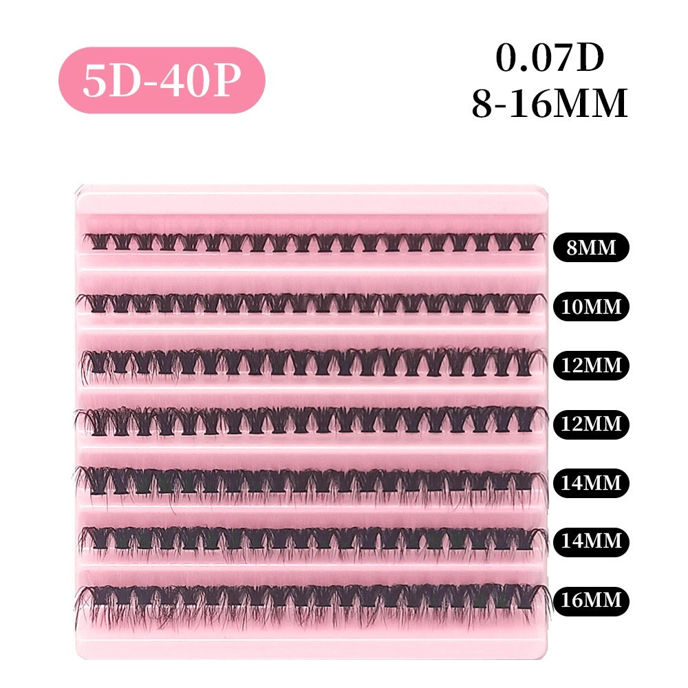 5D Thick False Eyelashes - Messy Volume Lash Extensions