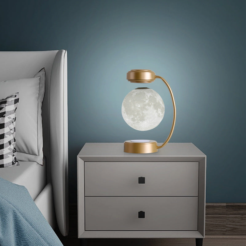 3D LED Moon Lamp - Wireless Magnetic Levitating Floating Night Light