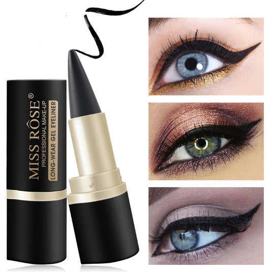 Waterproof Liquid Eyeliner Pen - Long-Lasting Black Gel Liner