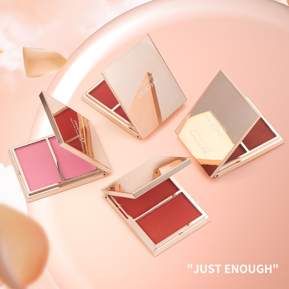 PHOFAY Duo blush crème et poudre Double-Take