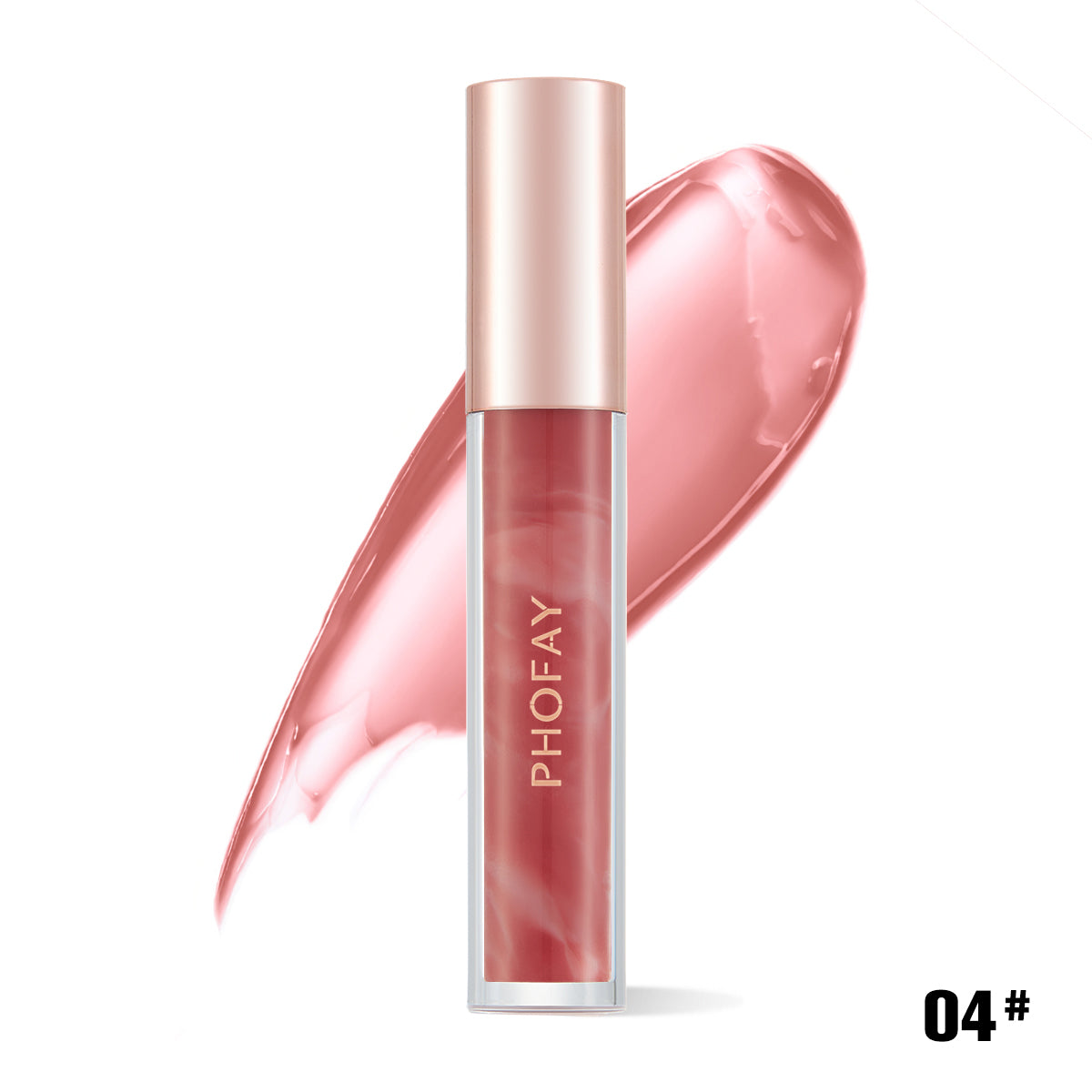 Brillant à lèvres hydratant rose épanouie PHOFAY