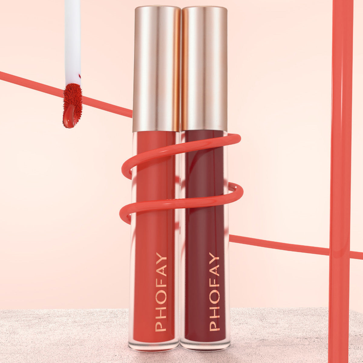 PHOFAY Gloss à lèvres non collant