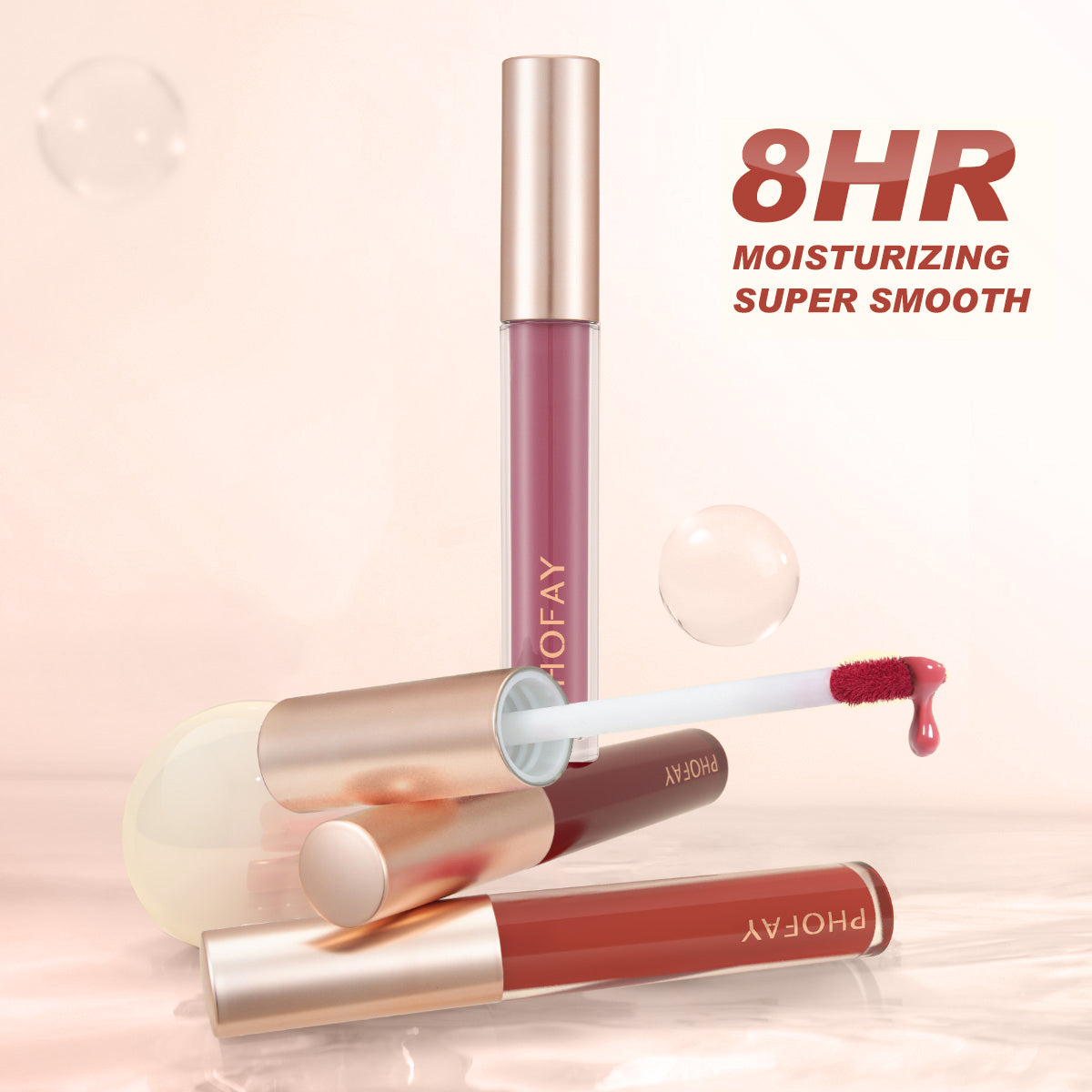 PHOFAY Gloss à lèvres non collant