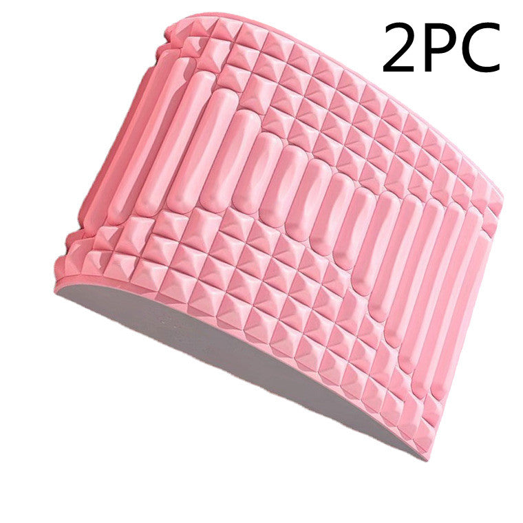 Therapeutic Back Stretcher & Lumbar Support Pillow - Multi-Level Massager for Neck, Waist & Lower Back Pain Relief - Ideal for Sciatica & Herniated Disc Recovery