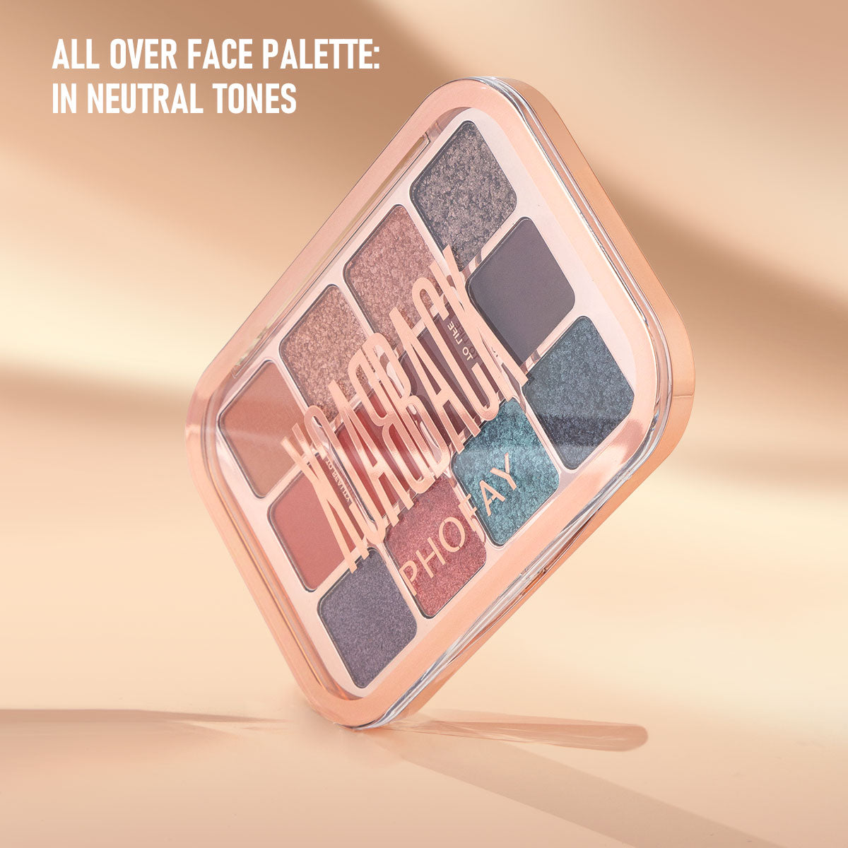 Palette de fards à paupières 12 couleurs PHOFAY