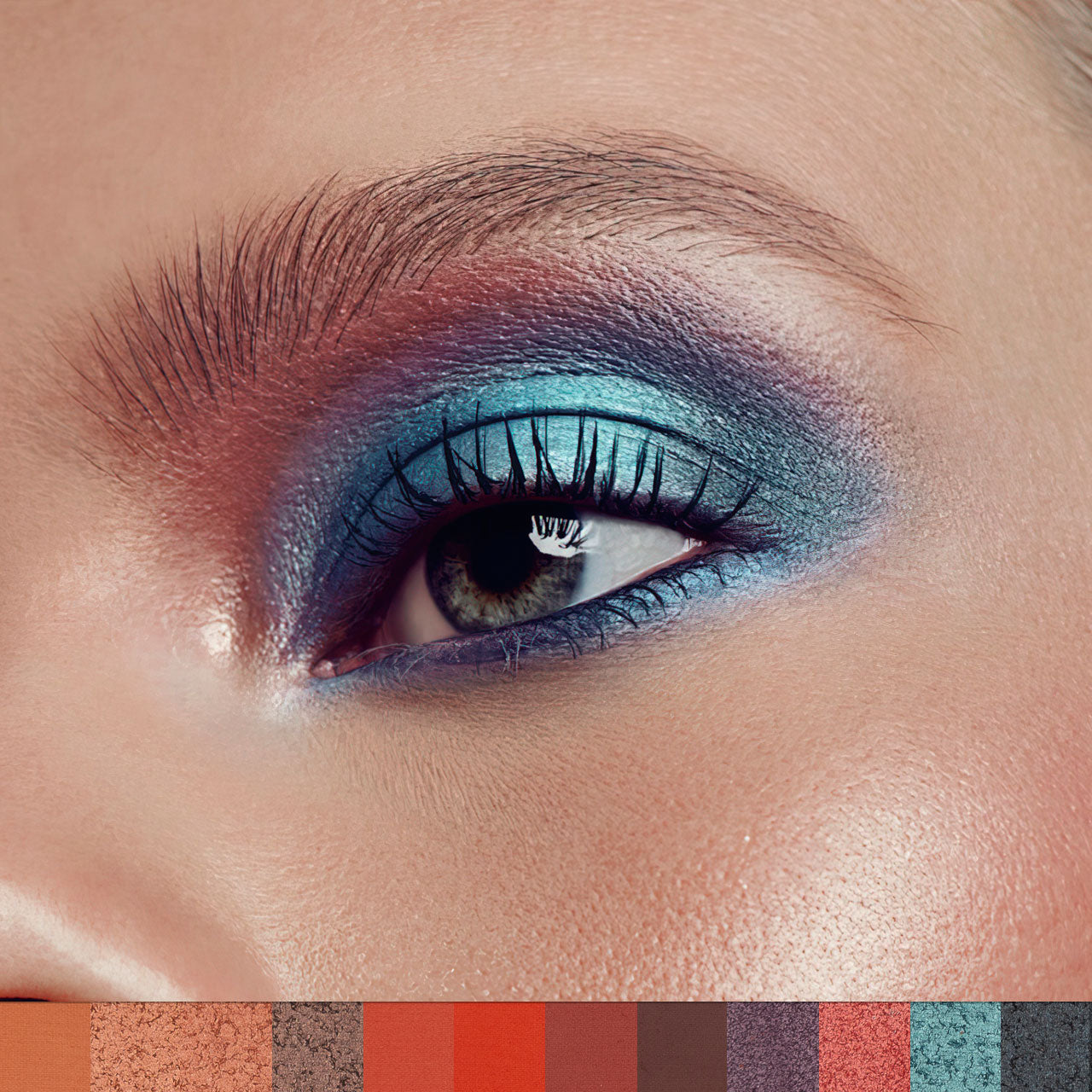 Palette de fards à paupières 12 couleurs PHOFAY