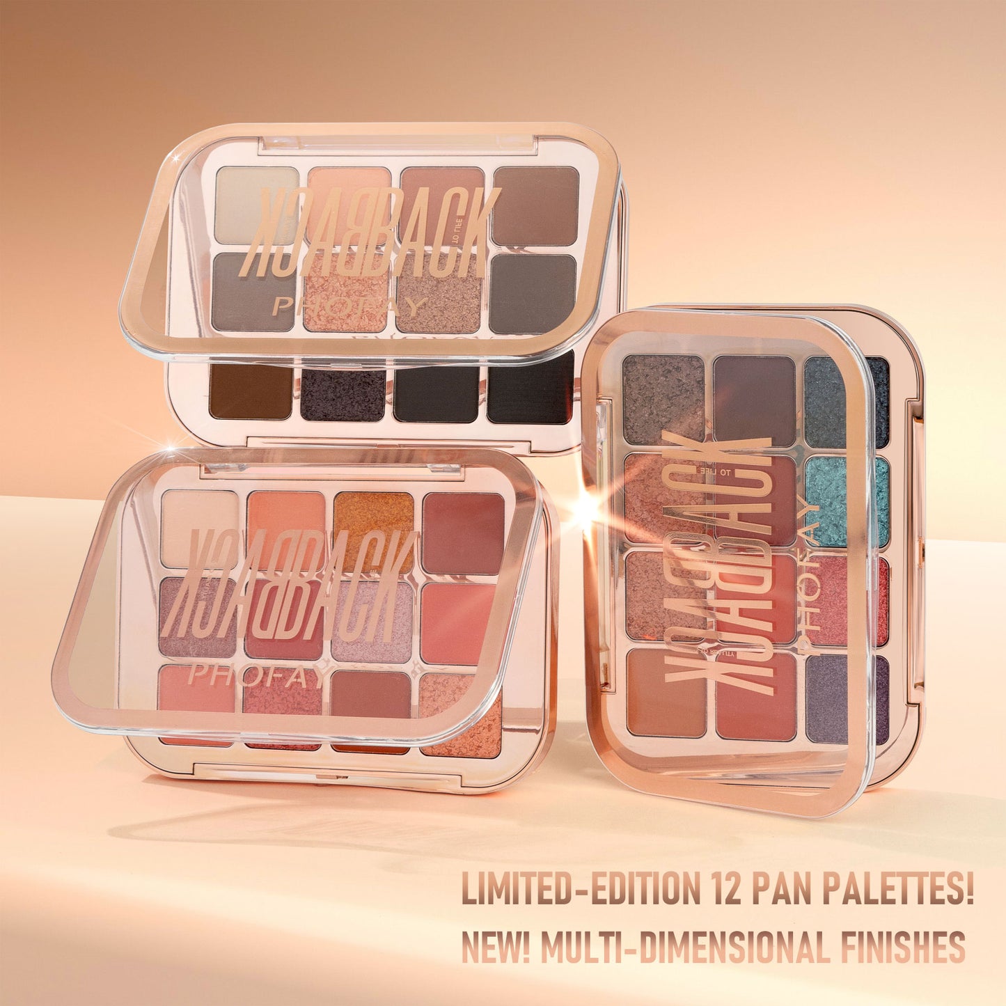 Palette de fards à paupières 12 couleurs PHOFAY