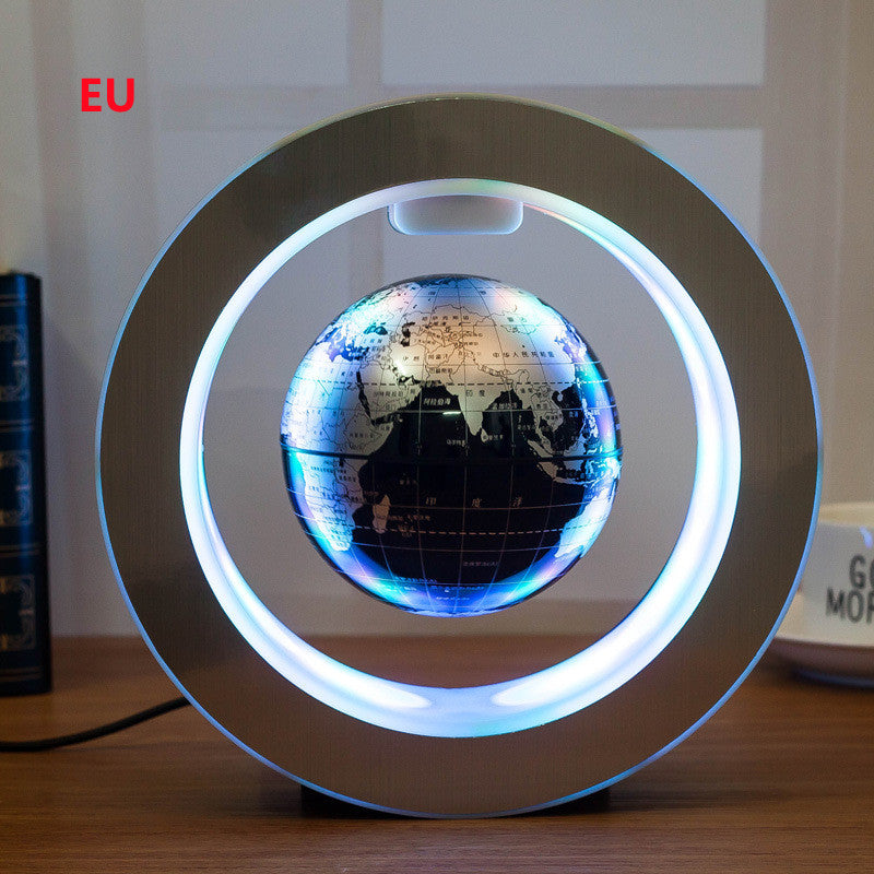 LED World Map Floating Globe - Magnetic Levitation Anti-Gravity Light