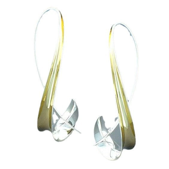 Retro Geometric Alloy Earrings – Minimalist Statement Jewelry
