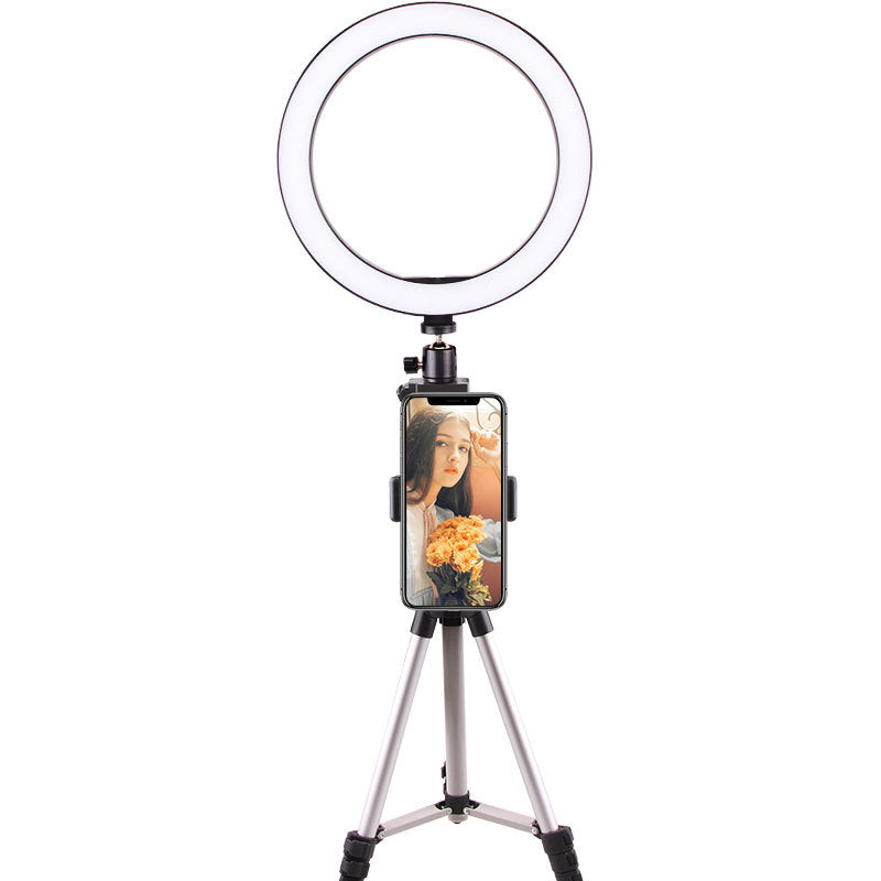 26cm LED Ring Light with Built-in Clip - Professional Lighting for Photography & Video