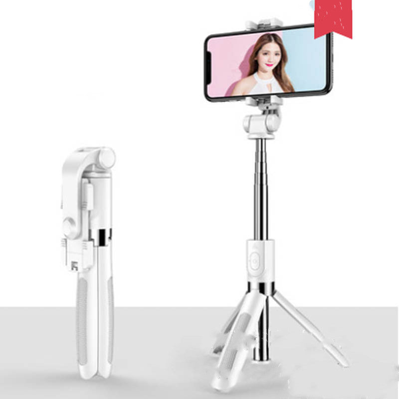 Tripod Selfie Stick Mobile Universal Triangle Bracket  Bluetooth Selfie
