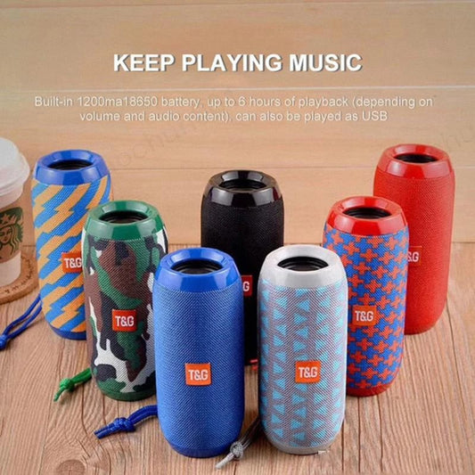 10W Waterproof Bluetooth Speaker - Portable Wireless Soundbar with Subwoofer