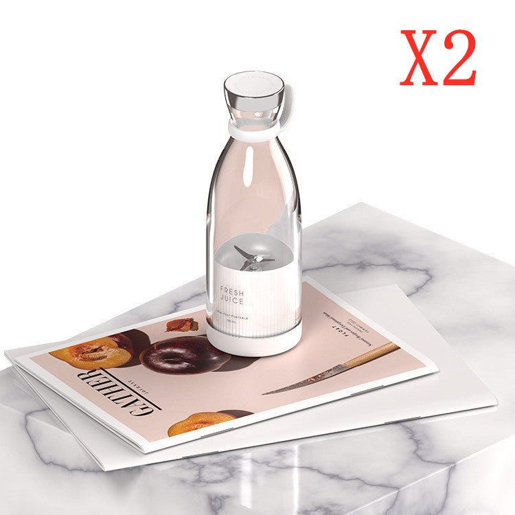 350ml USB Rechargeable Portable Blender - Electric Juicer Cup for Home & Travel