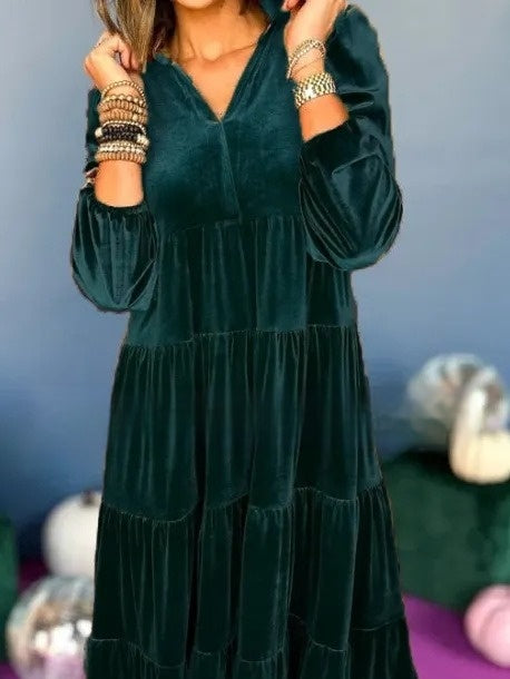 Velvet Loose Fit Dress