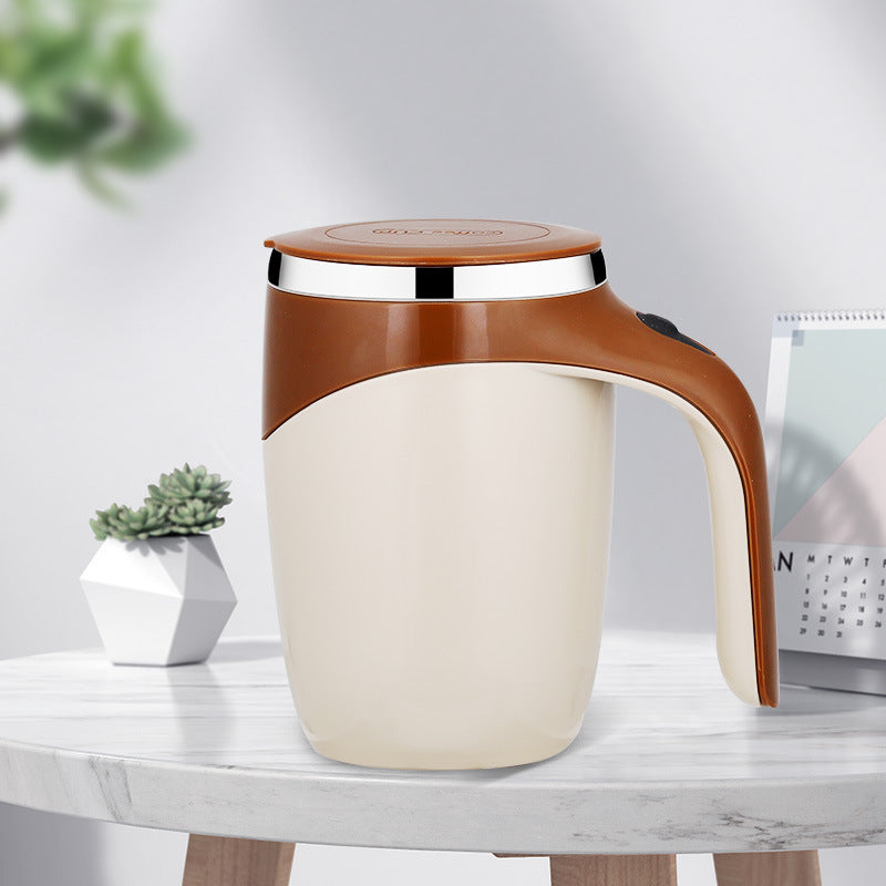 Electric Self-Stirring Coffee Cup - USB Rechargeable Magnetic Mixing Mug