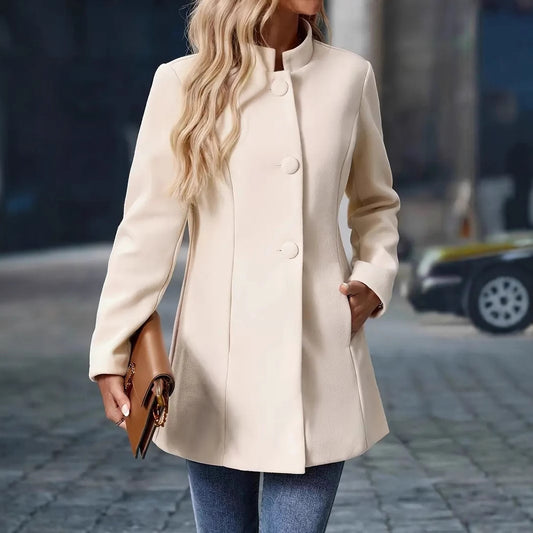 Women's Triple-Breasted Pocket Coat