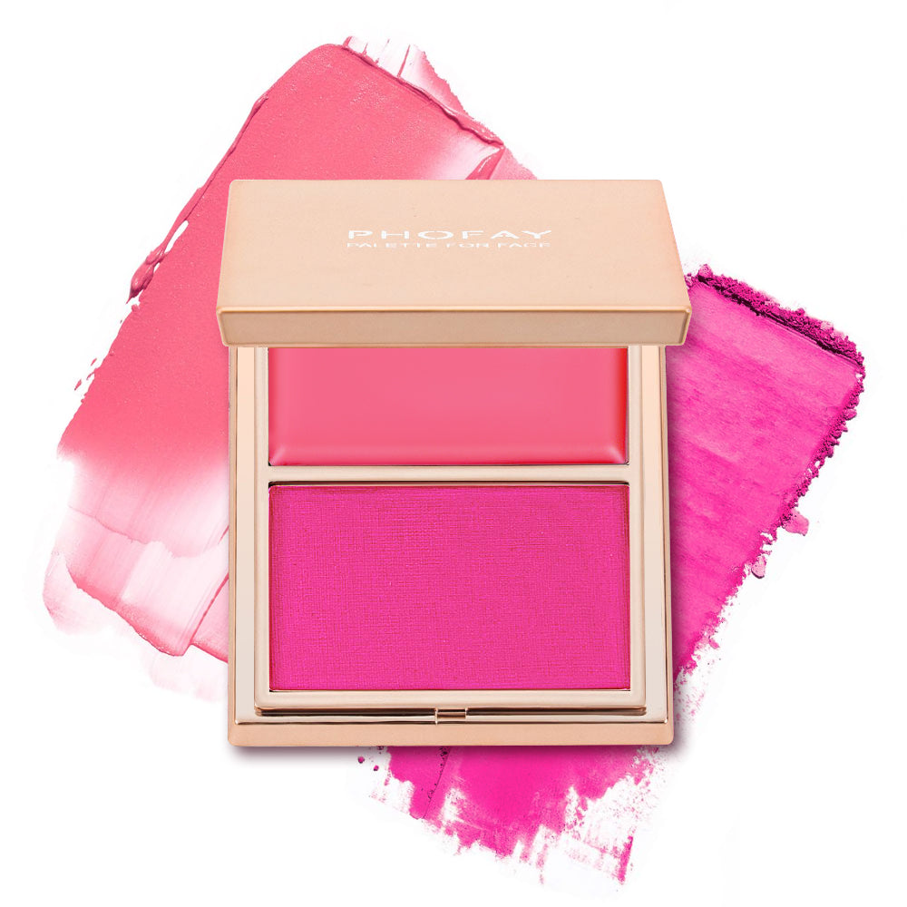 PHOFAY Duo blush crème et poudre Double-Take