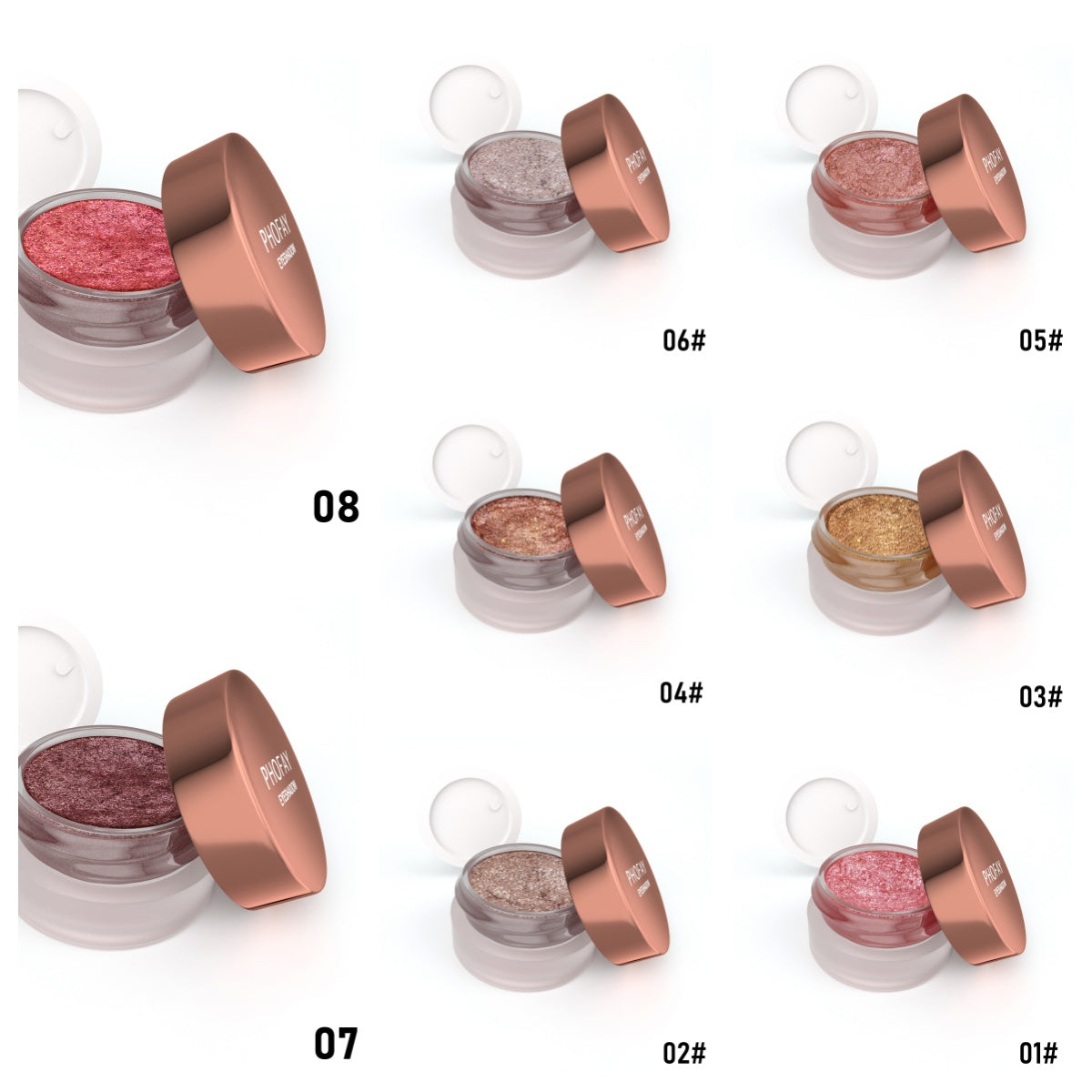 PHOFAY  Brightening Shimmer Eyeshadow