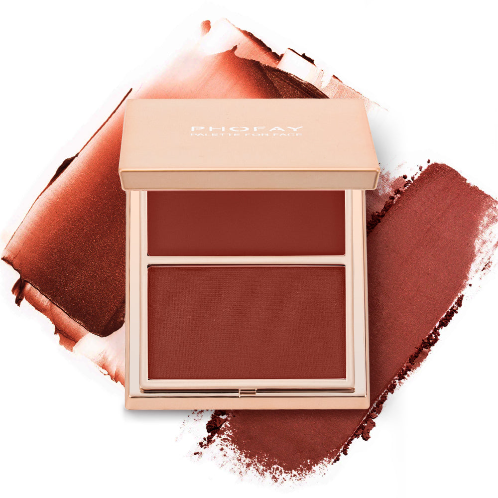 PHOFAY Duo blush crème et poudre Double-Take