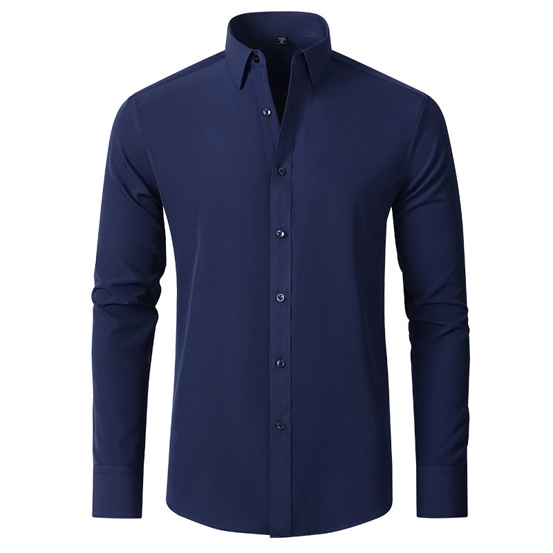 Men's Wrinkle-Free Stretch Business Shirt