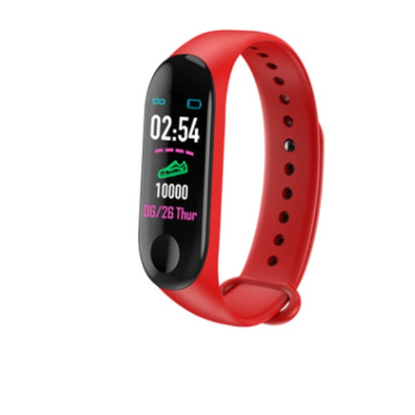 Smart Fitness Bracelet - Heart Rate & Blood Pressure Monitor with Step Tracker