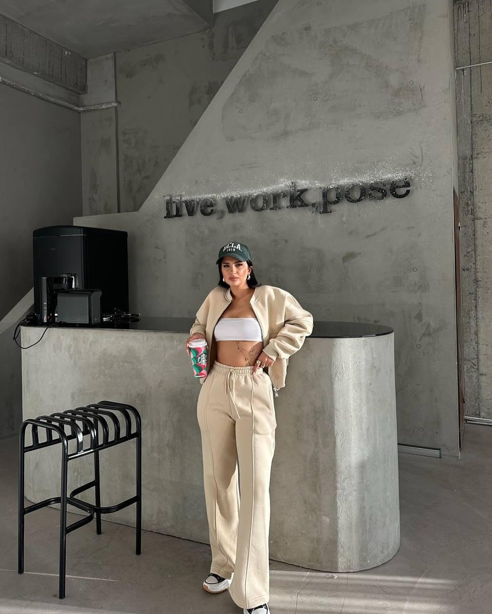 Ensemble Lounge Cardigan et Pantalon Femme - Deux Pièces