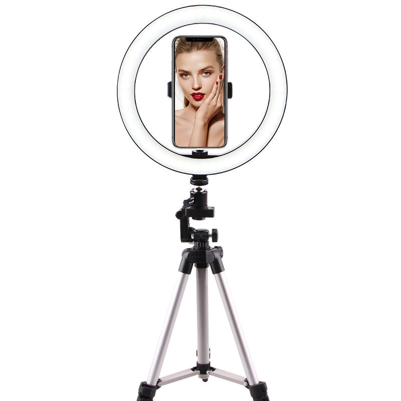 26cm LED Ring Light with Built-in Clip - Professional Lighting for Photography & Video