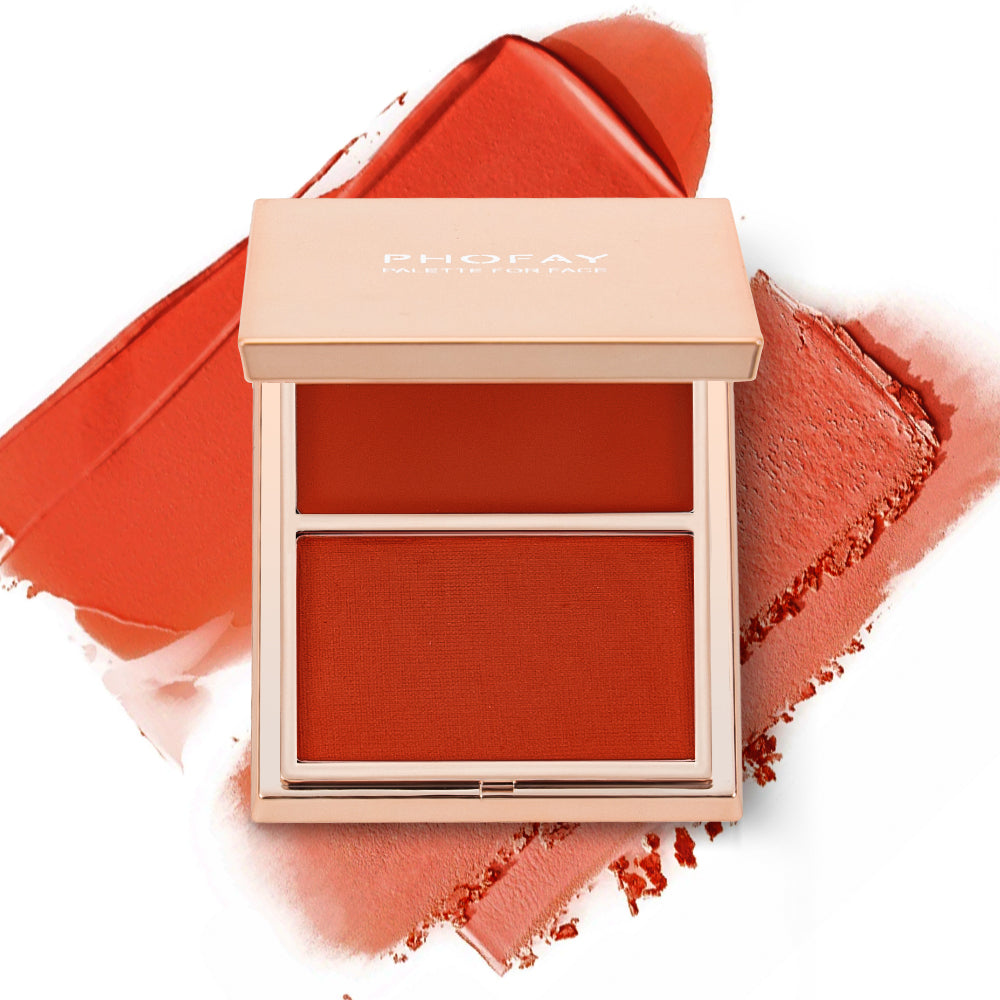 PHOFAY Duo blush crème et poudre Double-Take