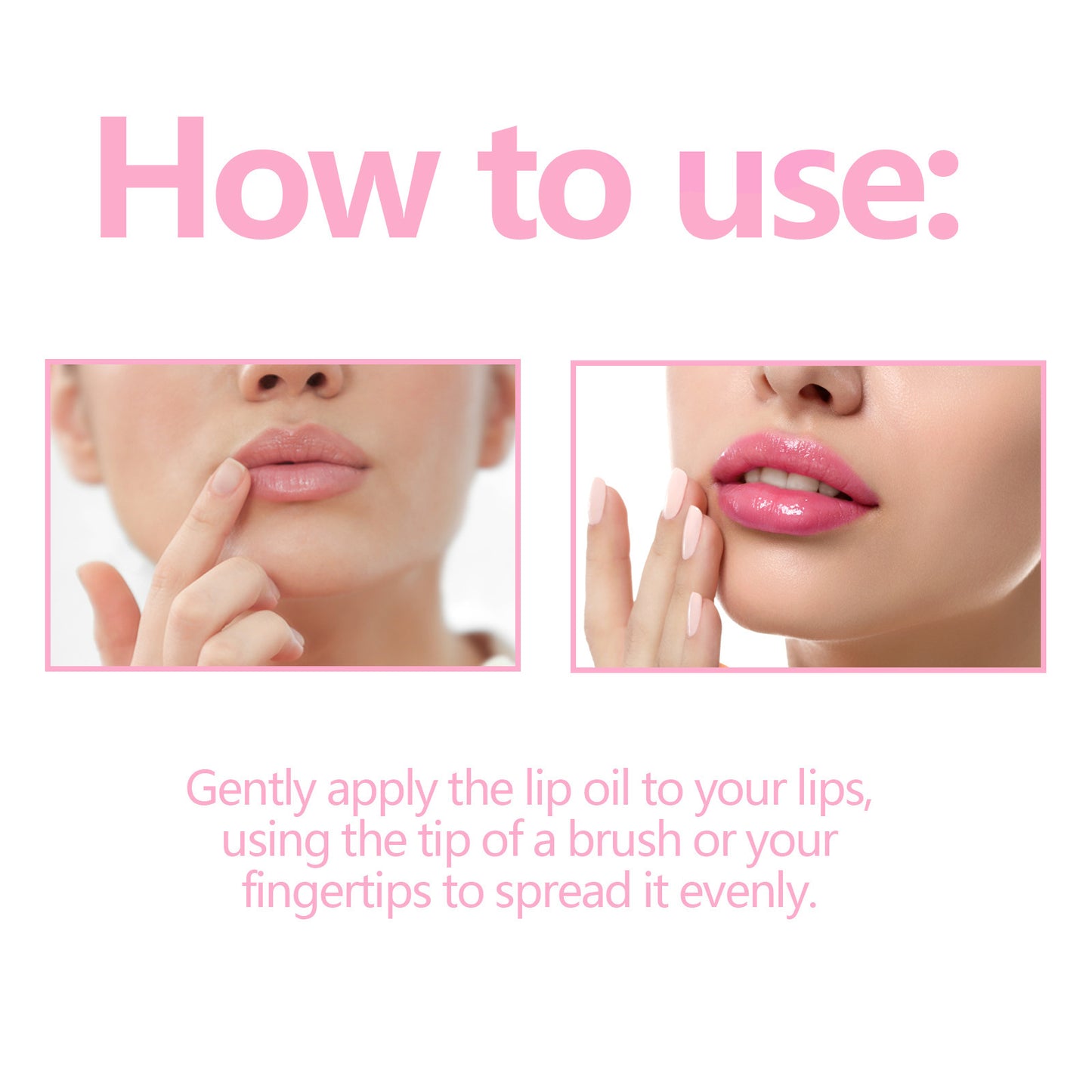 Nourishing Lip Care Oil - Smooths Fine Lines & Moisturizes