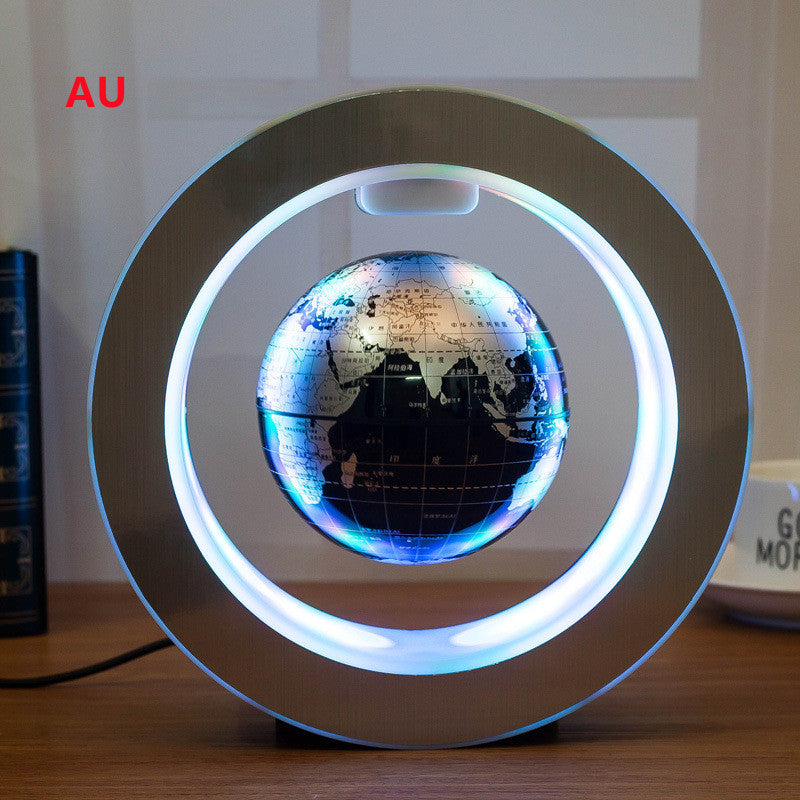 LED World Map Floating Globe - Magnetic Levitation Anti-Gravity Light