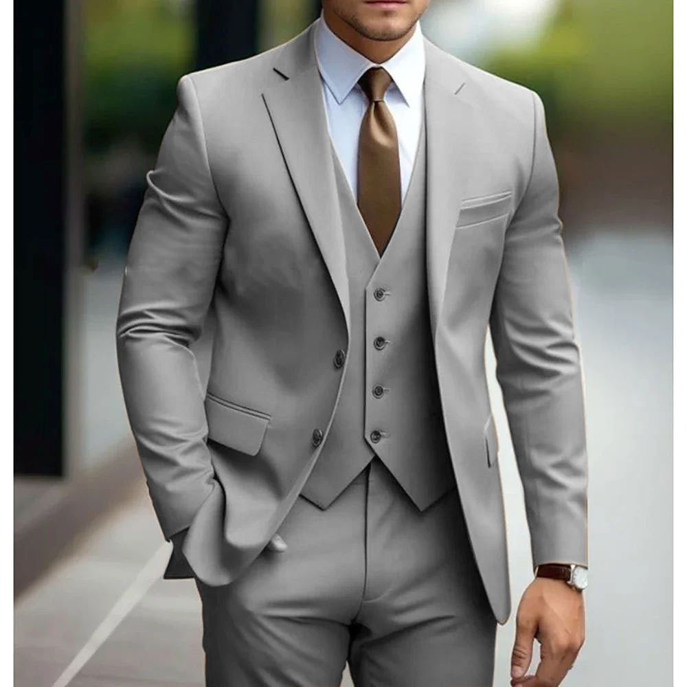 Men's Three-Piece Wedding Tuxedo Suit