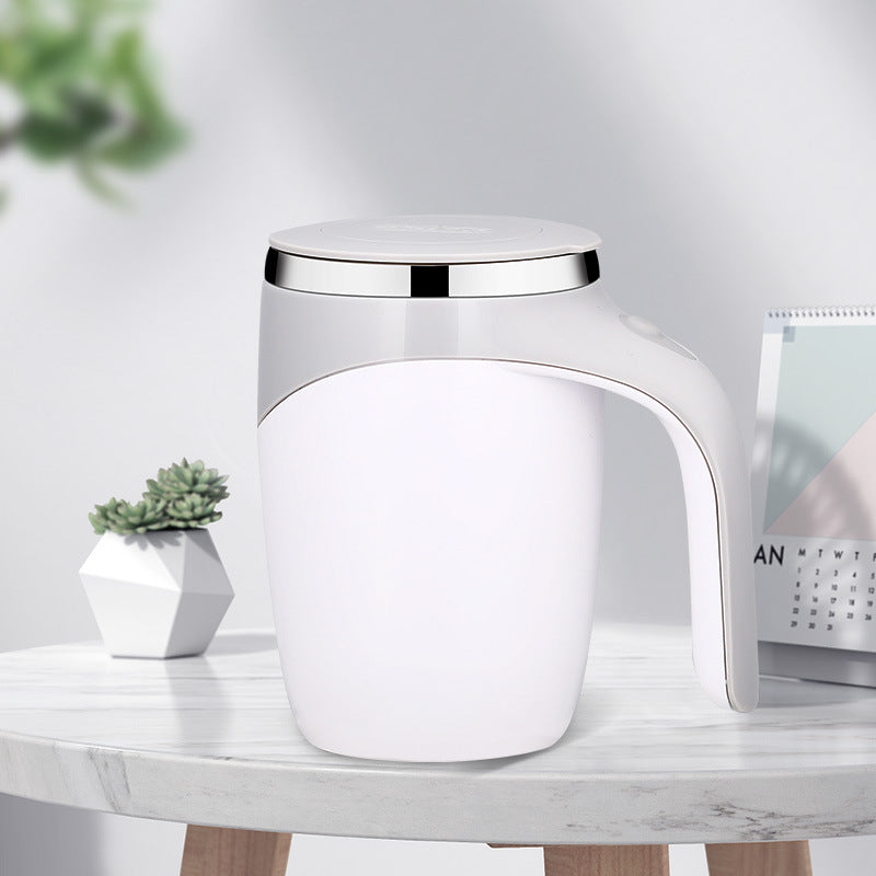 Electric Self-Stirring Coffee Cup - USB Rechargeable Magnetic Mixing Mug