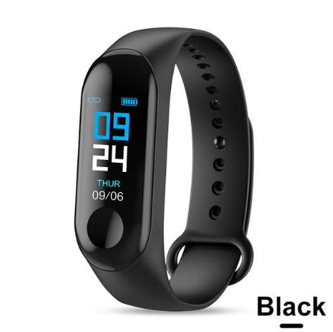 Smart Fitness Bracelet - Heart Rate & Blood Pressure Monitor with Step Tracker
